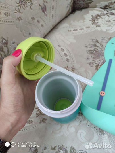 Поильник с трубочкой