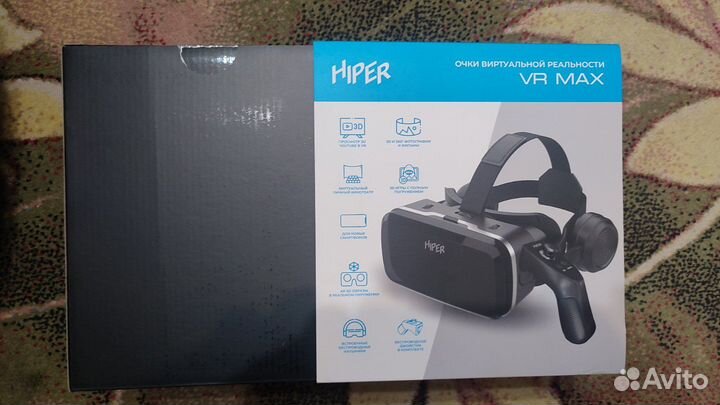 Продам очки виртуальной реальности hiper VR MAX