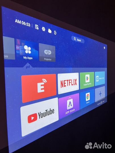 Супер яркий 4к проектор frbby с hdmi xiaomi