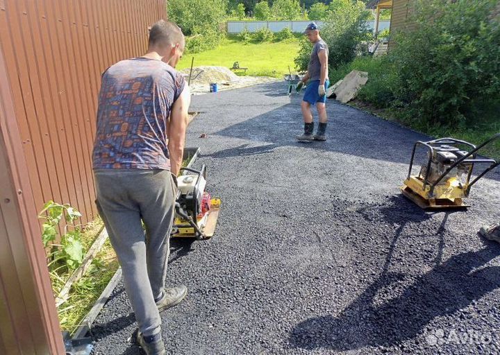 Асфальтрование, благоустройство