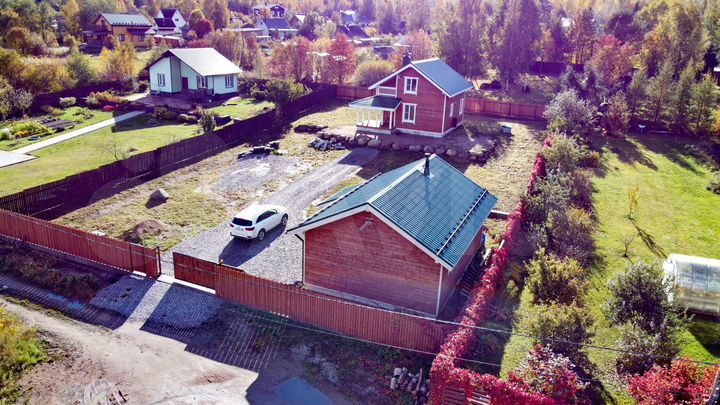 Коттедж 109 м² на участке 15 сот.