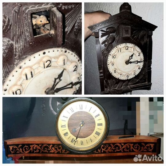 Часы с кукушкой, советские. Маяк и Янтарь