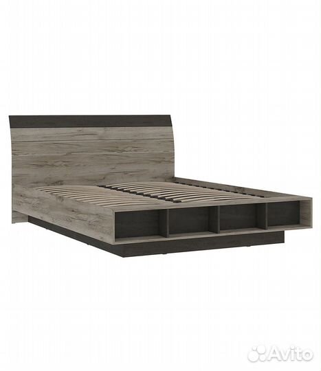 Кровать 160х200 камень/серый крафт(Эдинбург)