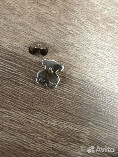 Сережка tous серебро 1 шт