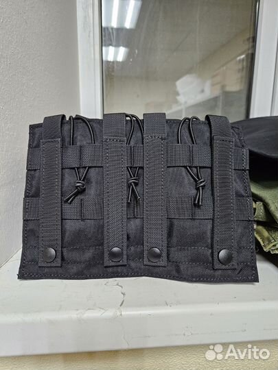 Подсумок для магазинов ак, черный