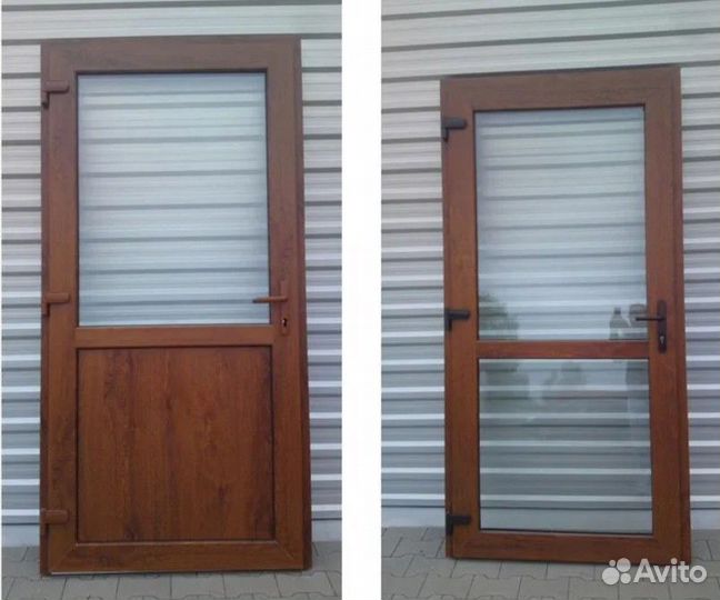 Двери входные пластиковые