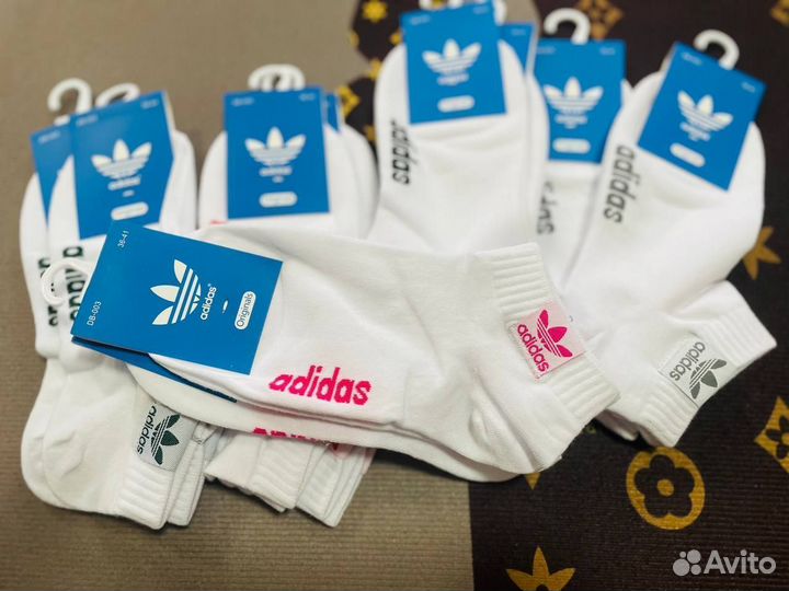 Носки белые женские Adidas