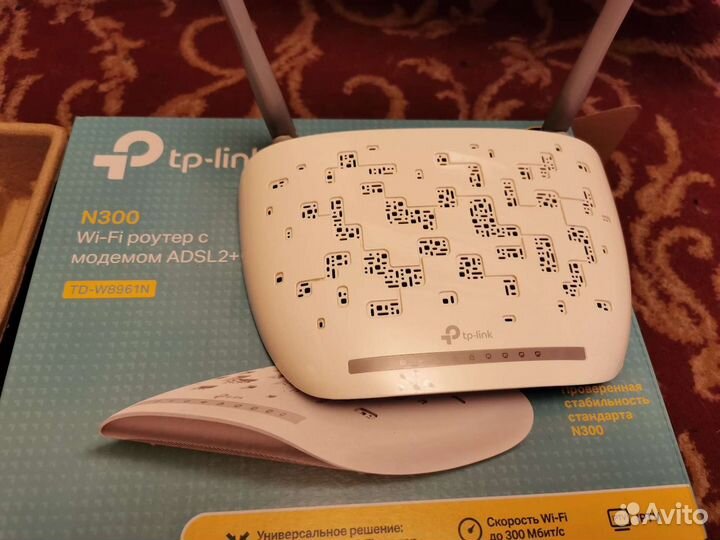 Adssl2+ маршрутизатор TP-link TD-W8961N