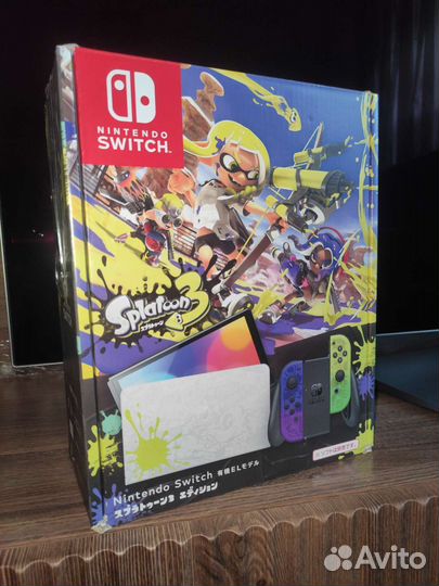 Nintendo switch oled splatoon 3 edition