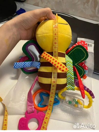 Погремушка подвесная грызунки на коляску кресло