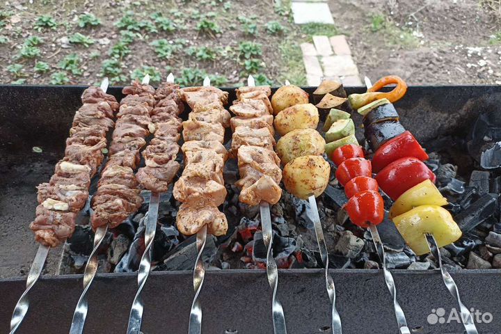 Шашлык на мангале. Доставка