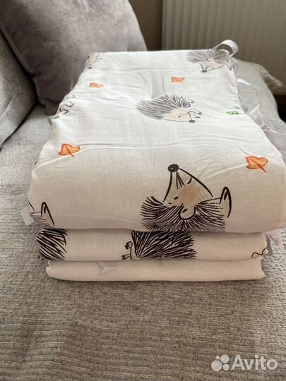 Бортики в детскую кроватку для новорожденных