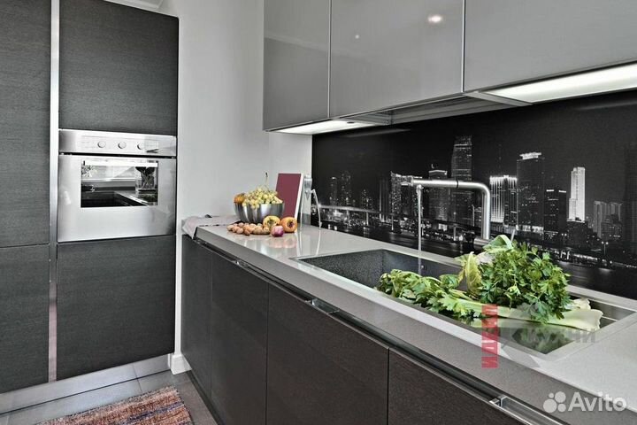 Кухонные фартуки скинали из стекла в Реутове