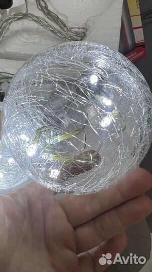 Светодиодный светильник гирлянда шары led