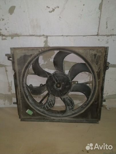 Ниссан кашкай J 11 диффузор с вентилятор