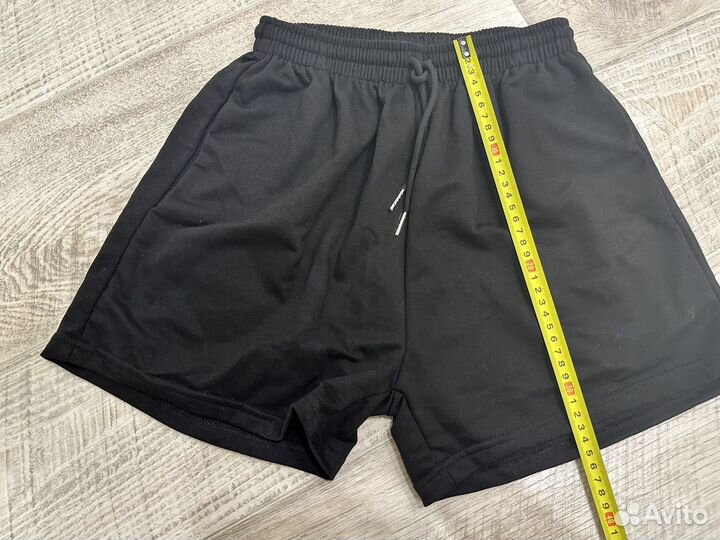 Шорты черные женские спортивные