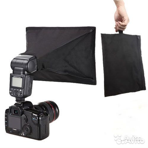 Рассеиватель софтбокс на вспышку 20x30см