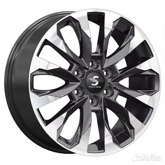 R20 6x139,7 8J ET38 D67,1 K&K кр007 Diamond Black Gris