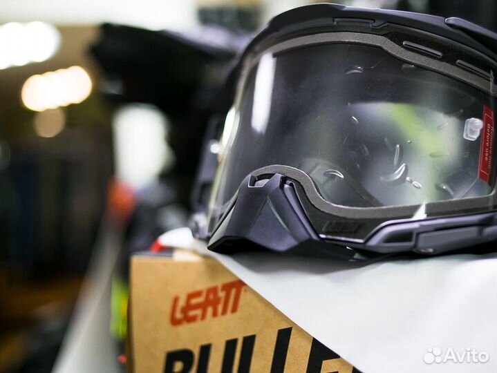 Очки Leatt Velocity 6.5 Enduro Graphite Clear