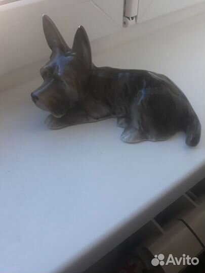 Статуэтка скотч-терьер.старая германия