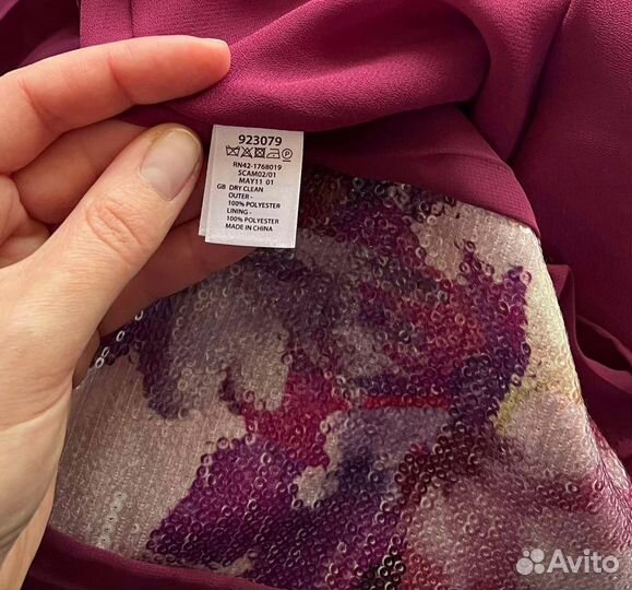 Платье вечернее, блестящее 44 р Monsoon uk10