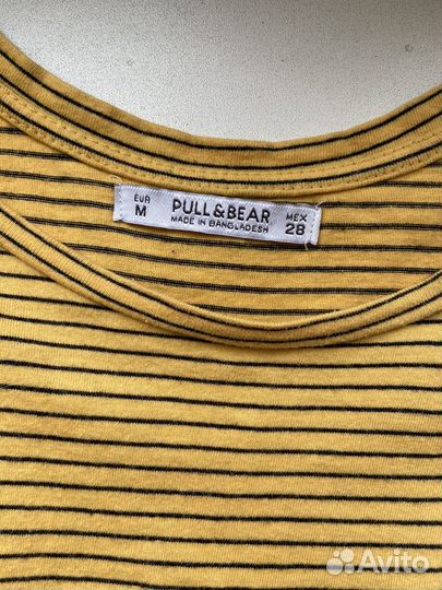 Кроп топ футболка pull and bear майка