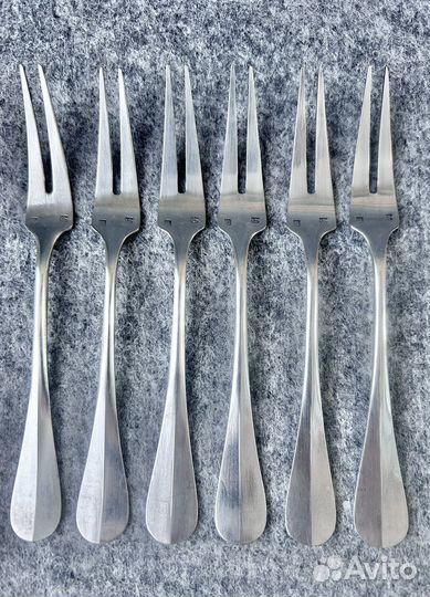 Вилки для лимона, закусок, посеребренные