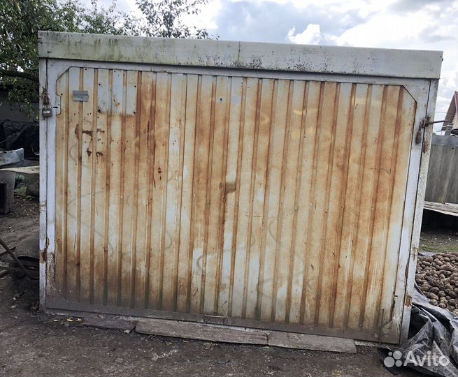 Гараж металлический ракушка