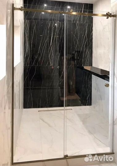 Перегородки из стекла в ванную от производителя