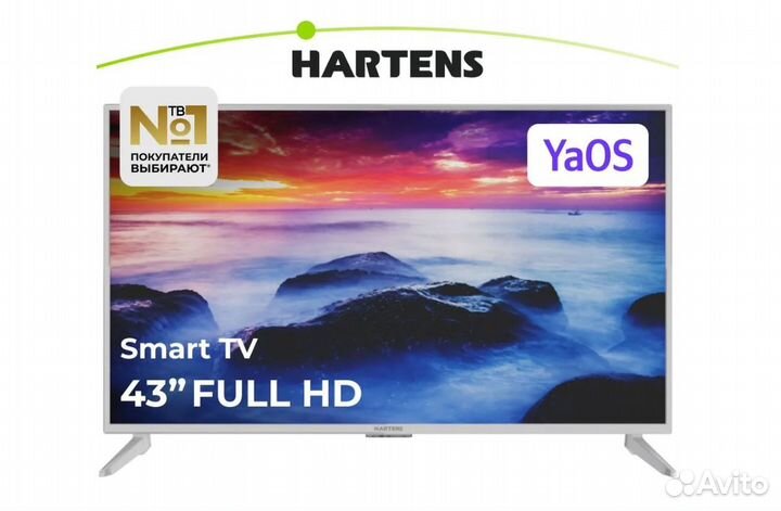 Телевизор Hartens HTY-43FHD06W-S2 43