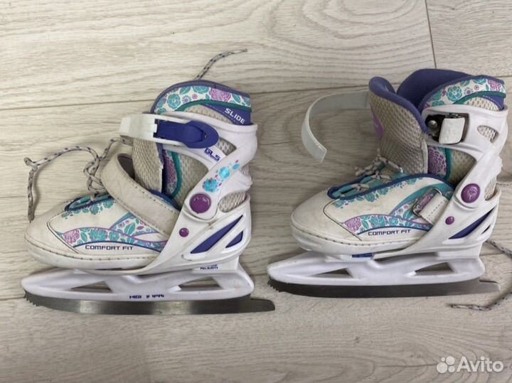 Коньки детские раздвижные 26-31