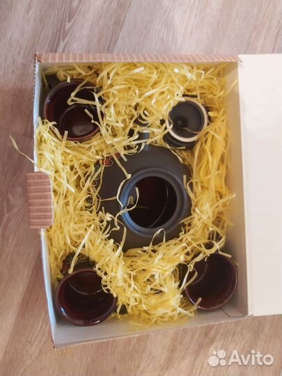 Чайный сервиз из глины, подарочный