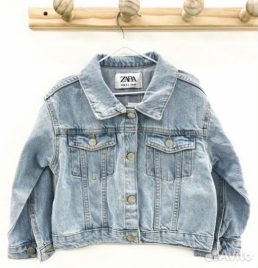 Джинсовая куртка zara детская