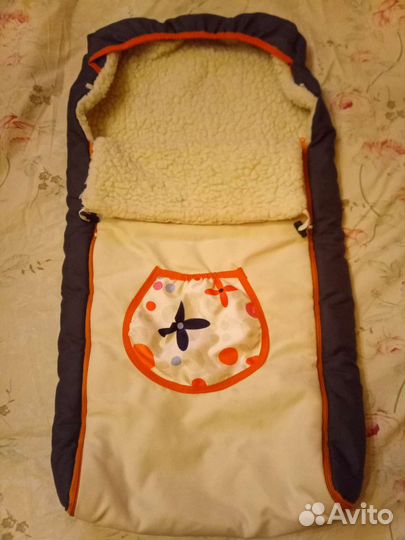 Зимний конверт в коляску