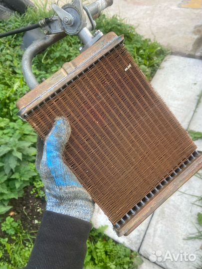 Медный радиатор печки ваз 2101-2107