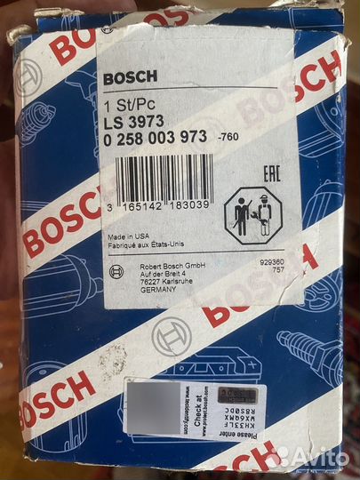 Лямбда зонд (кислородный датчик) Bosch 0 258 003 9