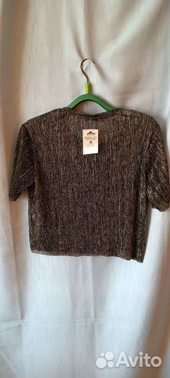 Футболка женская новая, люрекс