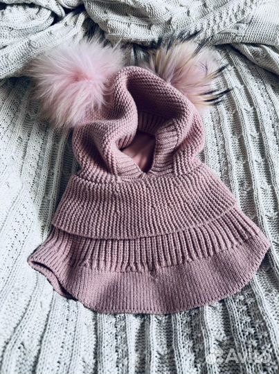 Шапка шлем утеплённая