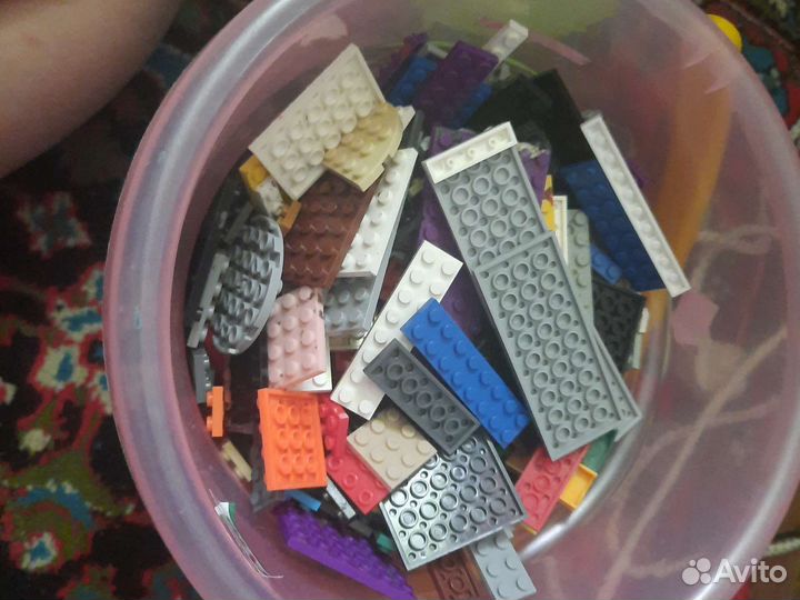 Lego пластины с ведром