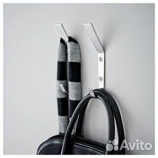 Крючок нерж.сталь16см.,2шт.(ikea)