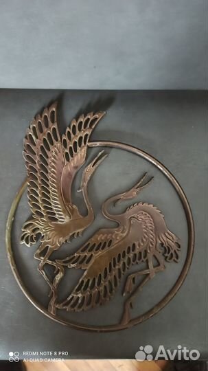 Панно танцующие журавли СССР