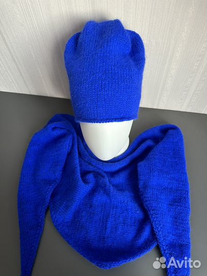 Комплект шапка бини и бактус