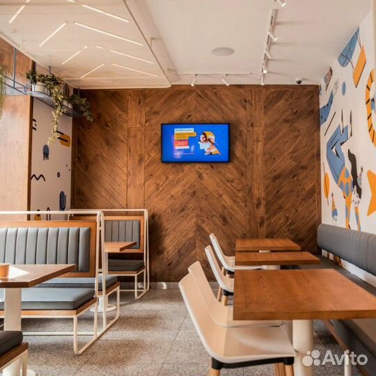 Мебель для кафе, бара на заказ по дизайн-проекту