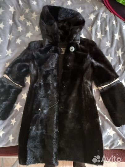 Шуба норковая 42 44 бу