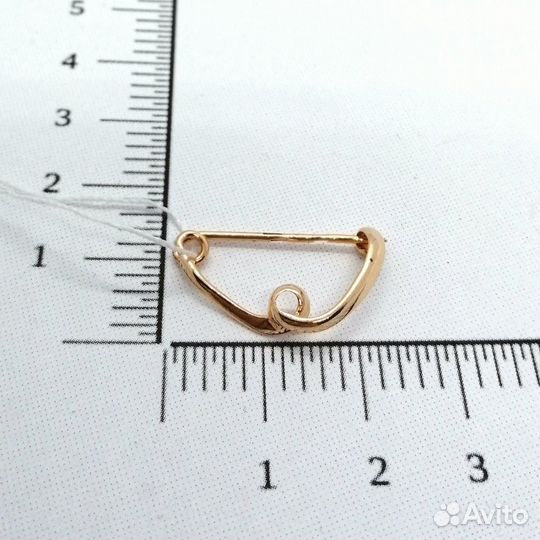 Золотая брошь