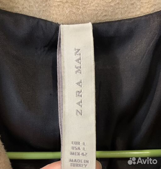 Пальто мужское zara 48,50