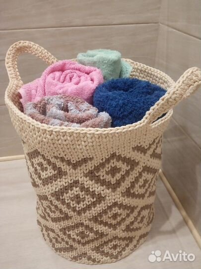 Корзина из полиэфирного шнура