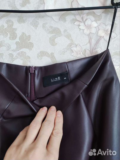 Кожаная юбка