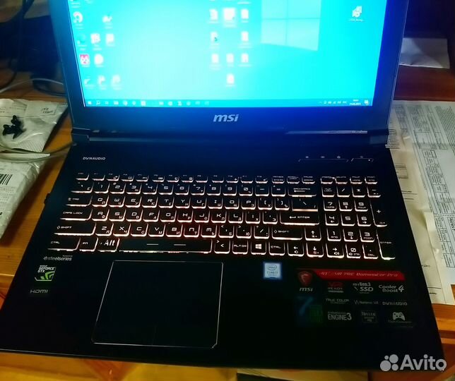 Игровой ноутбук MSI GT62VR 7RE Dominator Pro