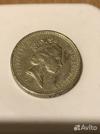 One pound Elizabeth II (1989)